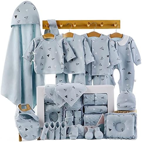 AIMEKE Ropa para recién Nacido Género Neutro – Regalo para bebé 22 Piezas Ropa Unisex | Regalo Esencial para recién Nacidos Primavera y otoño para bebé niña