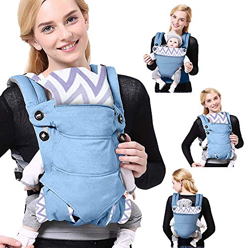 SaponinTree Mochila Portabebés Ergonómico  Multifuncional Reposacabezas Transpirable