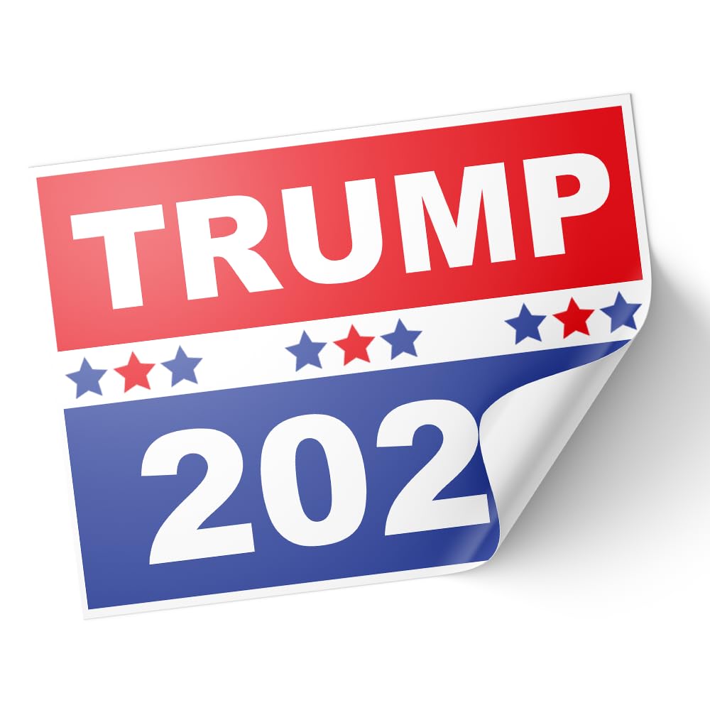 20 X Donald Trump 2024 USA America Election - Rectangle Event 8.5 x 5.5cm