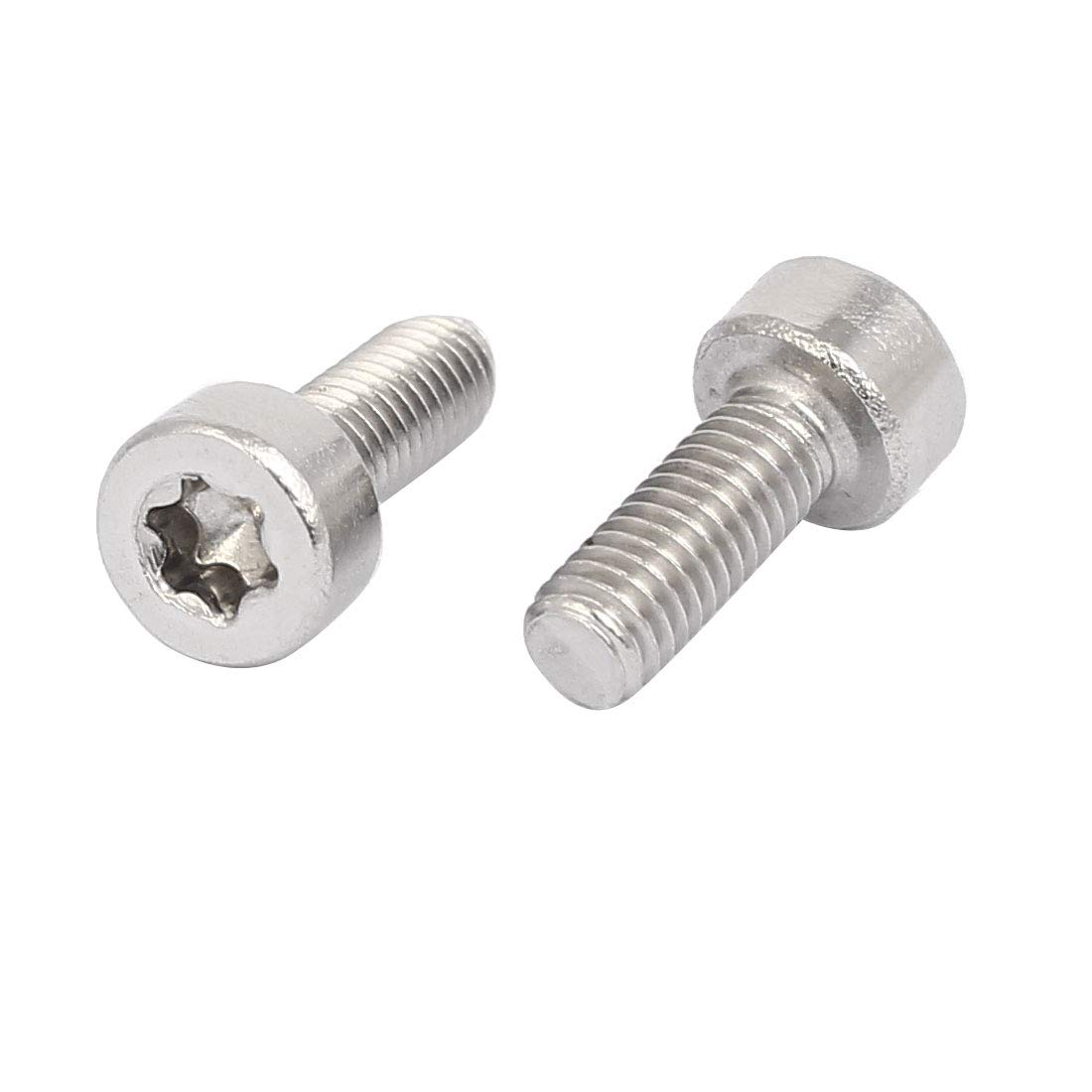 Aexit M3x8mm Thread Screws & Bolts T10 Torx Drive 304 Stainless Steel Torx Socket Cap Set Screws Screw 20pcs