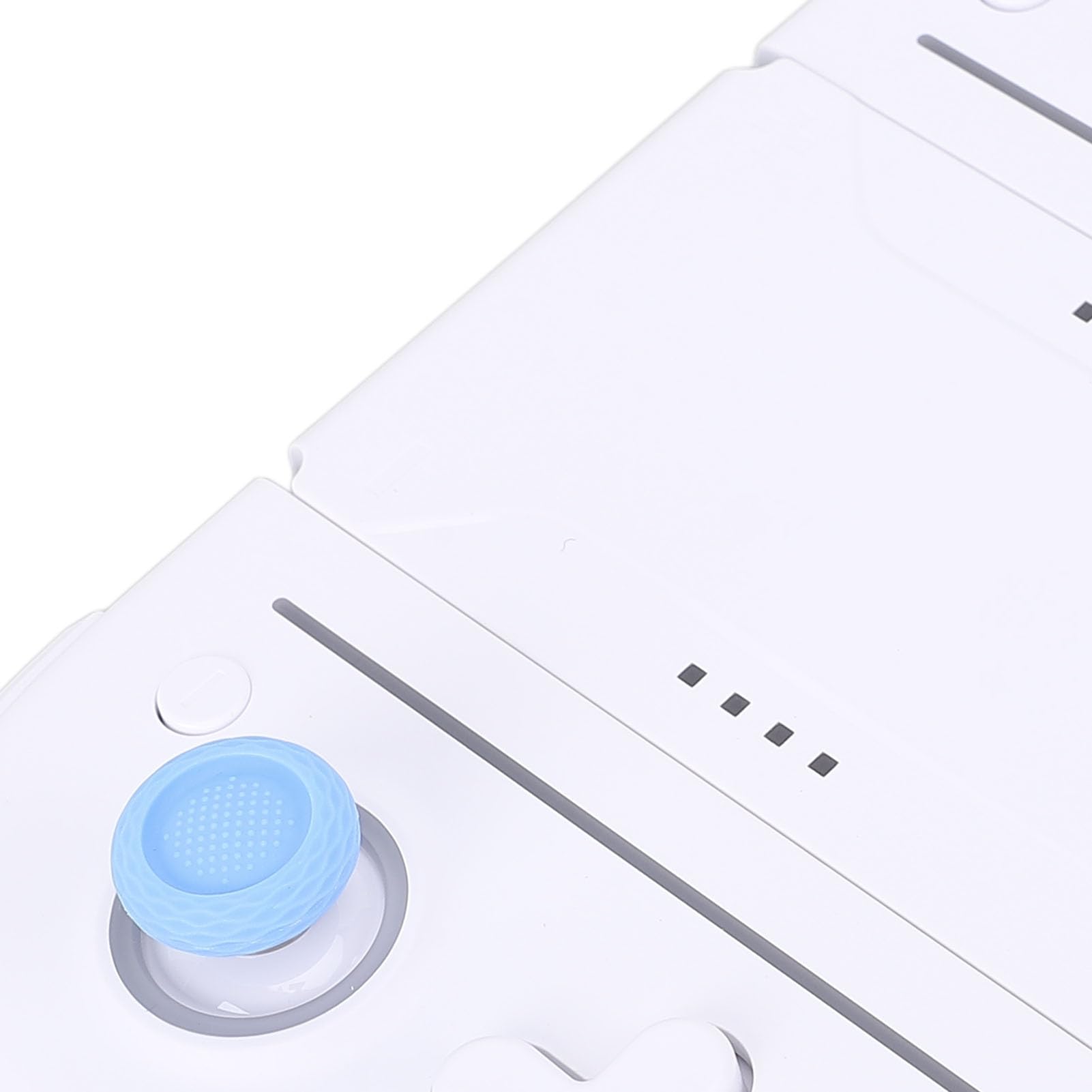 Controlador de Juegos Mecánico Inalámbrico Mejora Eficientemente El Rendimiento de los Juegos para, Lite con Iluminación RGB, Detección de Movimiento de 6 Ejes y (Blanco (Blanco Azul)