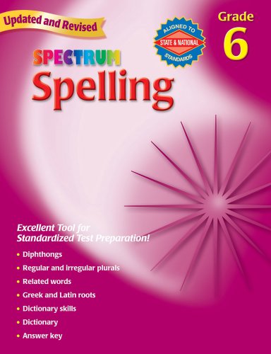 Spelling, Grade 6 (Spectrum)