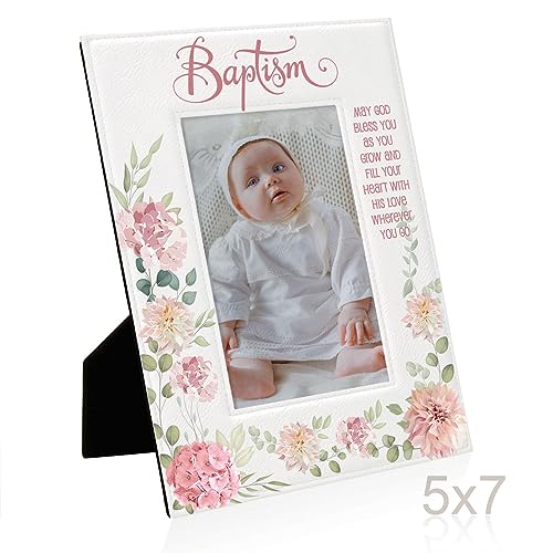 Kate Posh Baptism Picture Frame For Girl thumb #3