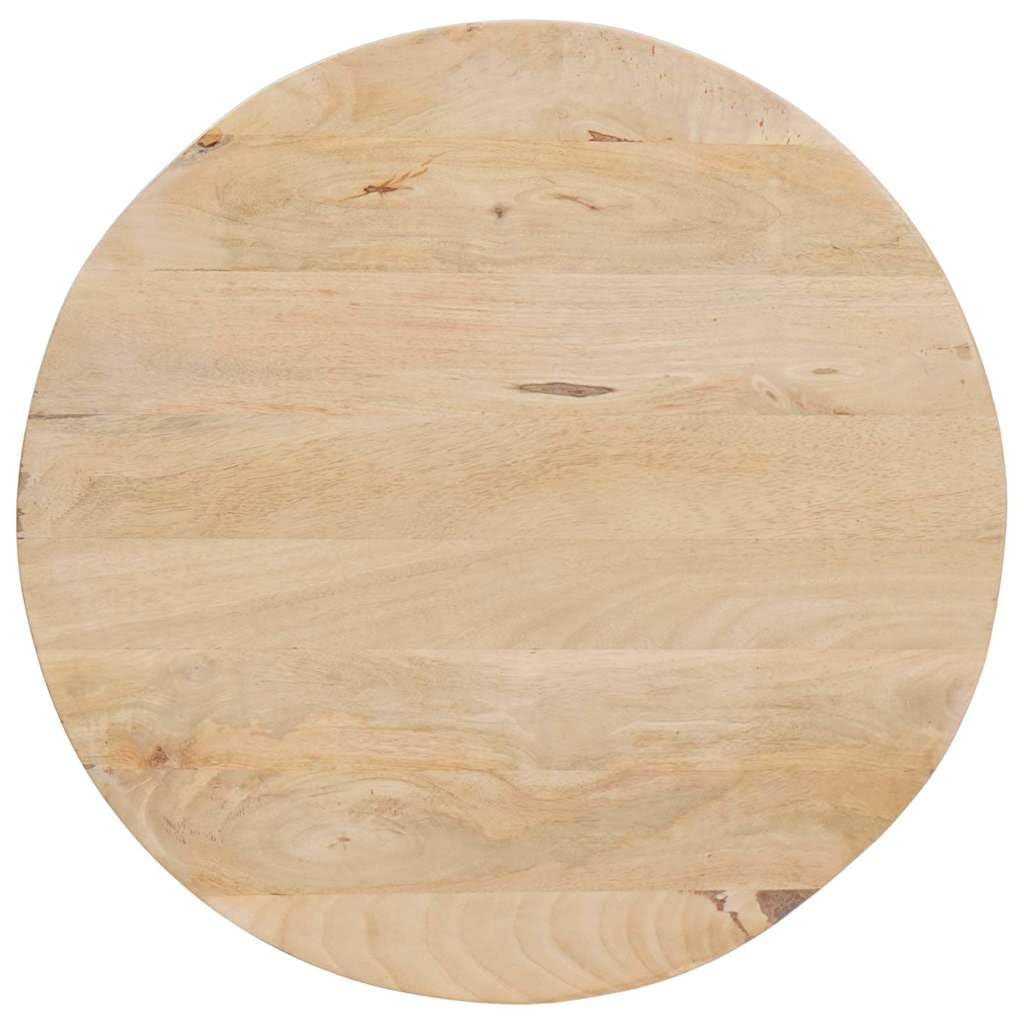 Fengshui Stoły kawowe Nesting, 3 sztuki, lite drewno, stal mango