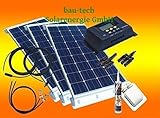 bau-tech Solarenergie 300 Watt Wohnmobil Camping Solaranlage, 12 Volt Set, PV Solarpanel Modul GmbH