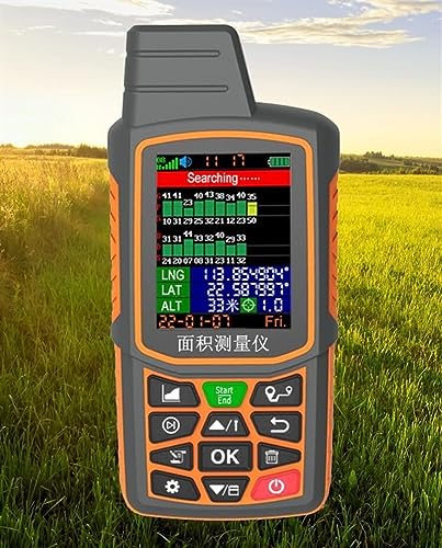 YXYLJOZ Equipo de topografía terrestre GPS de Mano, medidor de Tierras para Agricultura, Herramientas de topografía para Bosque, Tierras de Cultivo, montaña, minería y Lago