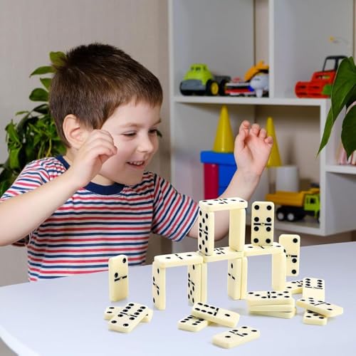 Chess Juego Dominó Clásico Caja Madera 18.2x6.4x5.2cm miniatura 6
