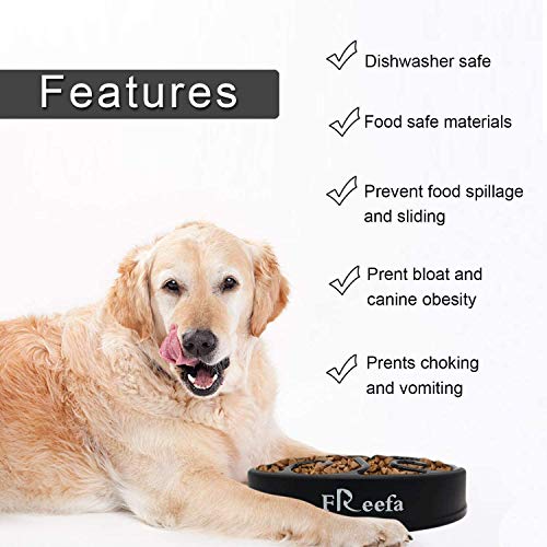 Freefa Slow Feeder Dog Bowls, (2 Cup) Dog Slow Feeder Bowl, Puzzle Dog Food Bowl, Maze Dog Food Bowl, Slow Feeder Dog… - Image 5