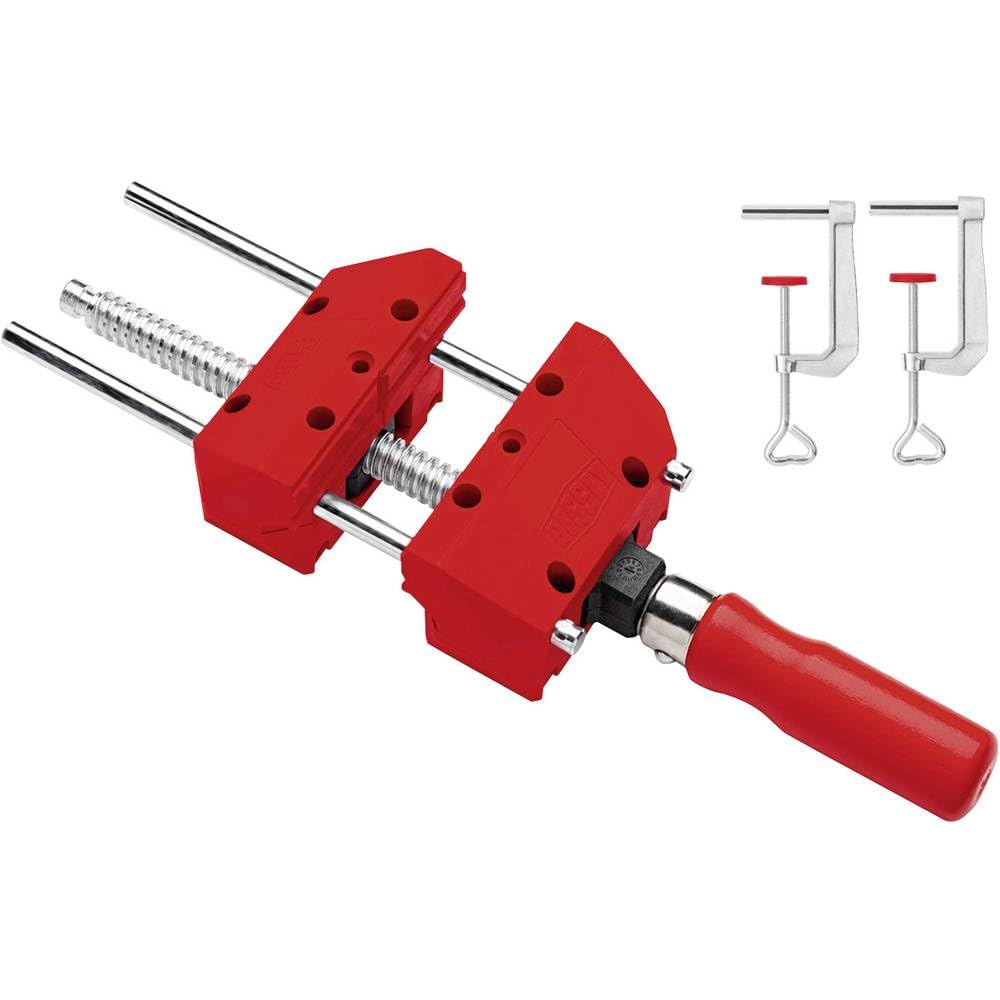 S10-ST "S10" Screw Clamp, Red/Grey, 100 mm