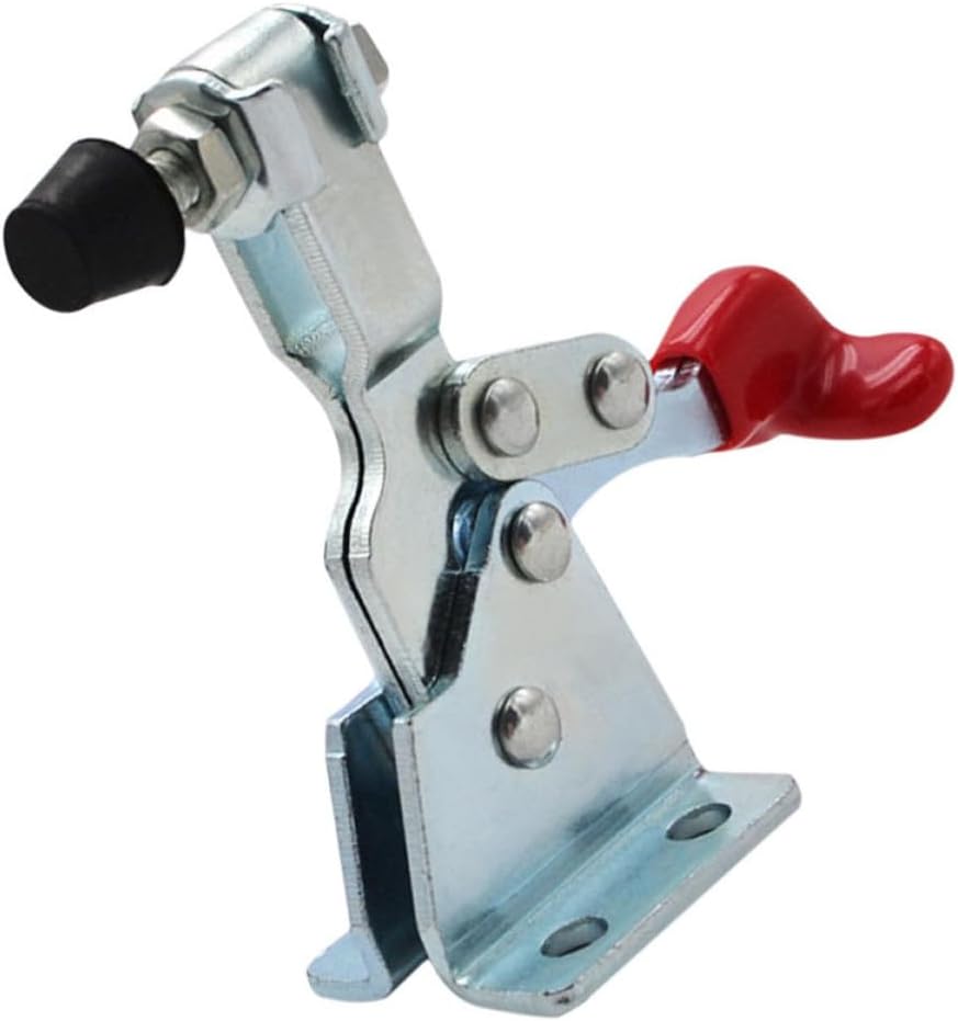 Iron Quick Release Toggle Clamp Hand Tool Easy to Use and Carry Features for Welding Processing and Electronic Equipment, Sturdy Metalworking Holding Capacity Fixture