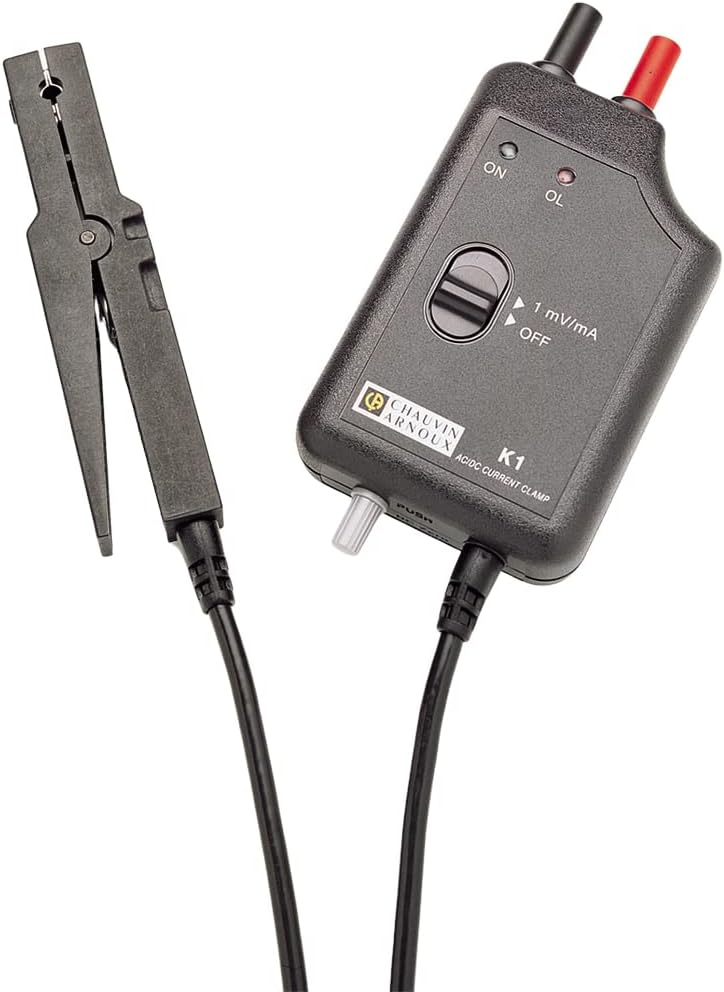 Chauvin Arnoux K1 Current Clamp for taking measurements in 1 mV, Ma/Ma, 3/AAC 4.5 ADC