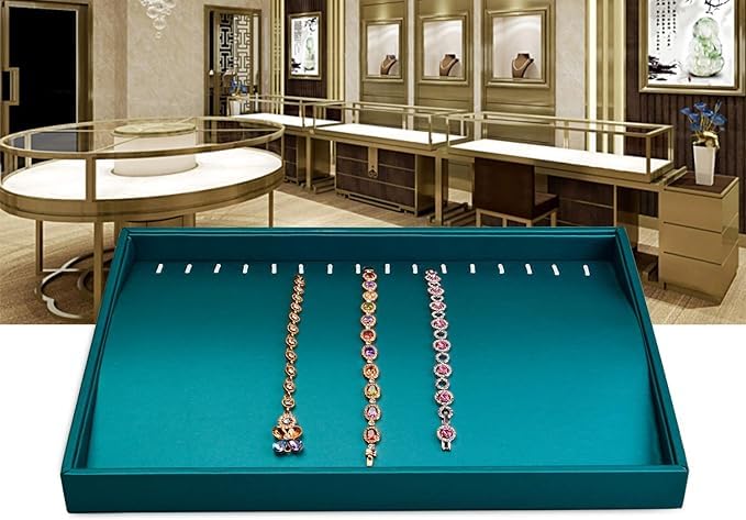 Image of Premium Chain /Necklace Velvet Jewelry Drawer Organizer Tray Stackable
