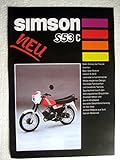  Prospekt Mokick SIMSON S53C mit 49,8 ccm - Prospekt aus Simson GmbH Zeiten Stil wie 1991