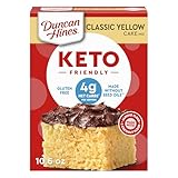 Duncan Hines Keto Friendly Perfectly Moist Classic Yellow Cake Mix, Gluten Free, 10.6 oz.
