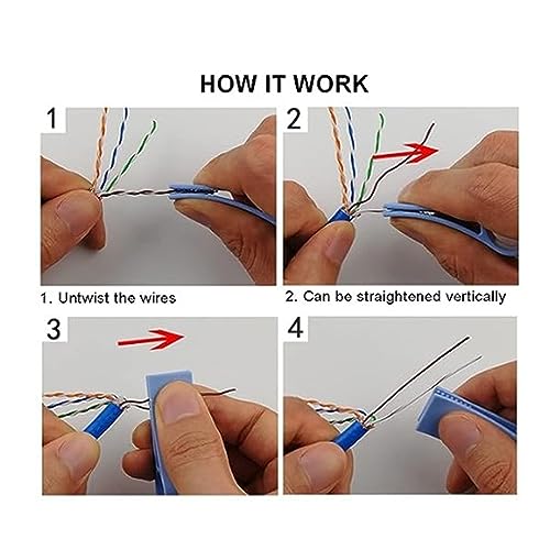 6 Pcs Network Cable Untwist Tool, Plastic Wires Pair Separator Tools - Image 3