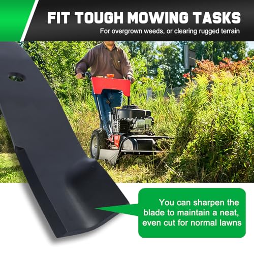 Image of Grasscool Z930m 60 inch Deck JD 930m 60D Mower Blades Replacement TCU15881 | Fit John D-eere Z950r Z950m 950m z951r 60'' Zero Turn Lawn Tractor,High Lift Bagger Sharp Cuts Side Discharge,M128485 M163983