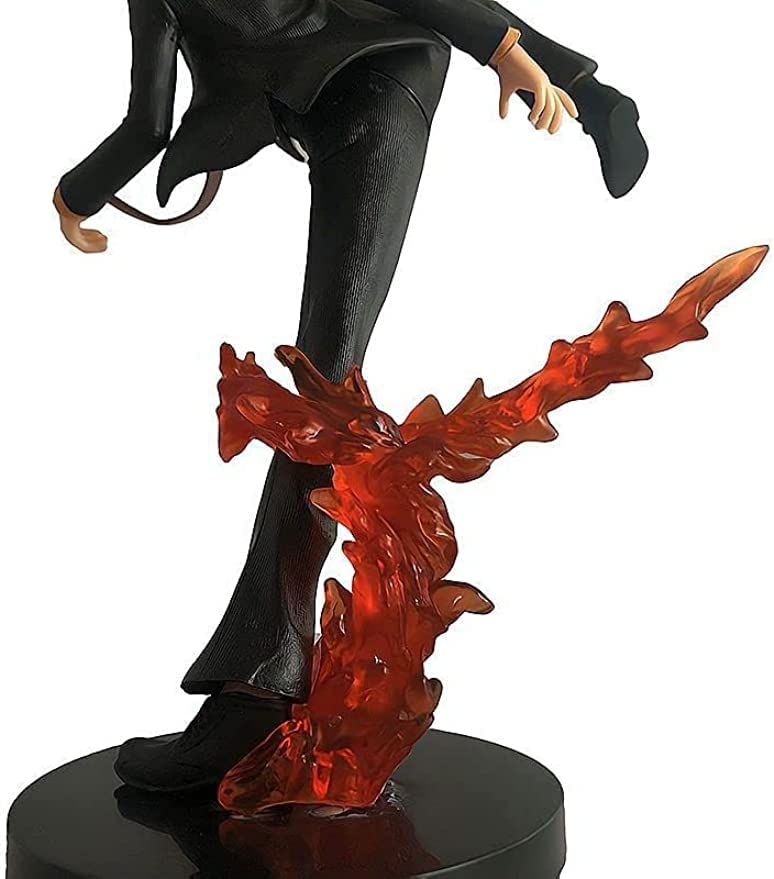 Amazon.co.jp: ワンピース黒足香吉士炎脚蹴りサンジ彫像25センチアニメ