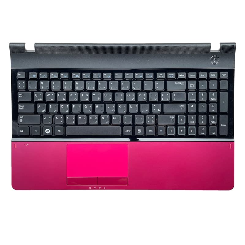 YANHAO [Laptop Keyboard] New US/KR/AR for Samsung NP300E5A NP305E5C NP300e5x NP305E5A 300E5A 300E5C 300E5Z US Laptop Keyboard with C Shell [Easy Installation] (Color : AR)