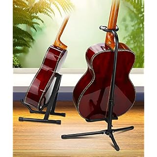 Support Guitare Support de Guitare Noir Robuste avec Support de Cou et Pièces, Salle de Studio Studio de Musique Chambre… - Les Beatles, Paul McCartney, John Lennon, RIngo Starr, George Harrison Support Guitare Support de Guitare Noir Robuste avec Support de Cou et Pièces, Salle de Studio Studio de Musique Chambre… – Image 2