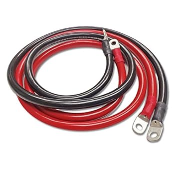 Surcle 25 Sq Mm Red And Black Battery Connecting Cables (5 Feet Each)