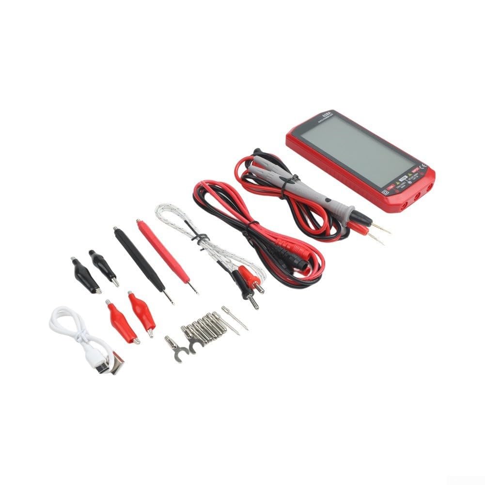 Testeur Électrique Auto-Ranging pour Maison et Auto NCV(628A red)