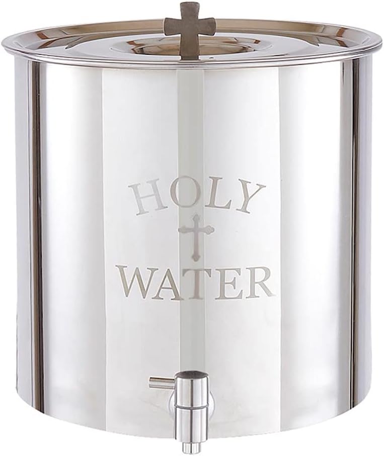 Holy Water Receptacle, 5 Gallons, Stainless