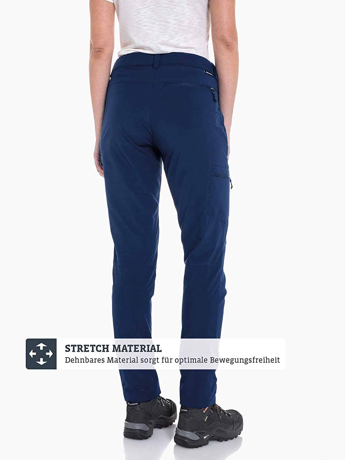 Schöffel Damen Pants Ascona, leichte Wanderhose für Frauen, vielseitige Outdoor Hose mit optimaler Passform und praktischen Taschen