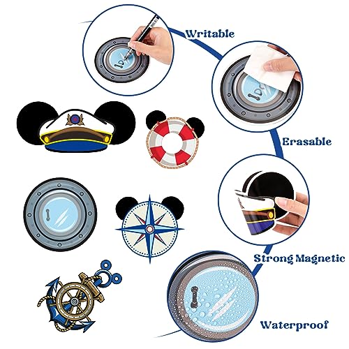 10 imanes decorativos grandes para puerta de crucero miniatura 2