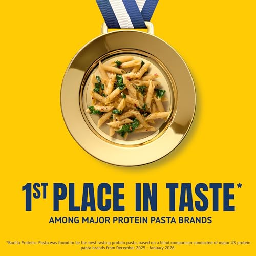 Image of Barilla Protein+ (Plus) Penne Pasta, Plant Based Protein, 14.5oz (12PK)
