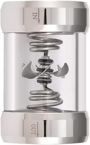 Diyeeni Indicador roscado G14, indicador de medidor de sistema de refrigeración por agua de computadora, indicador de refrigeración por agua para PC