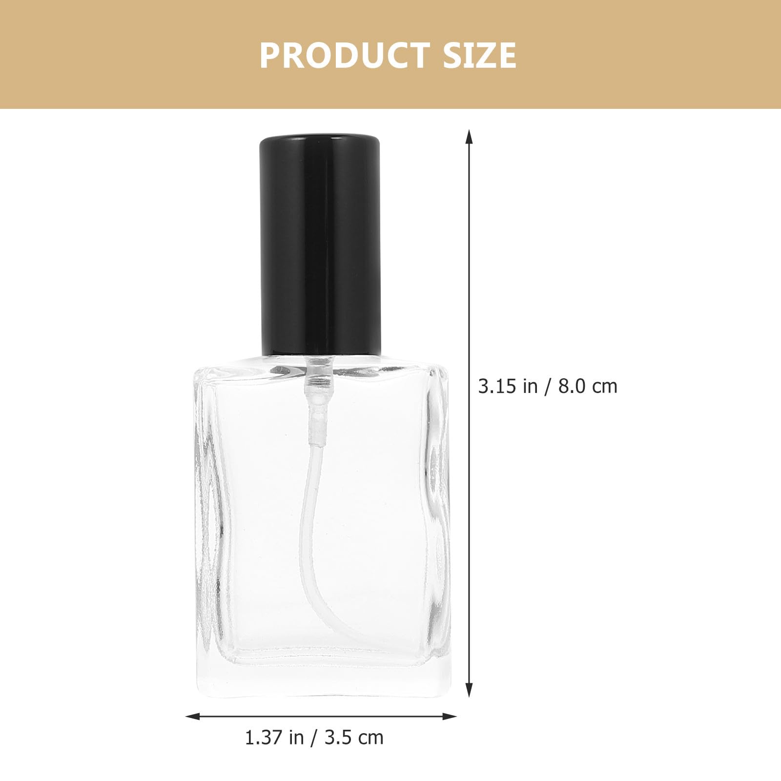 12 Stück Tragbare Parfümzerstäuber 15ml aus Glas für Unterwegs