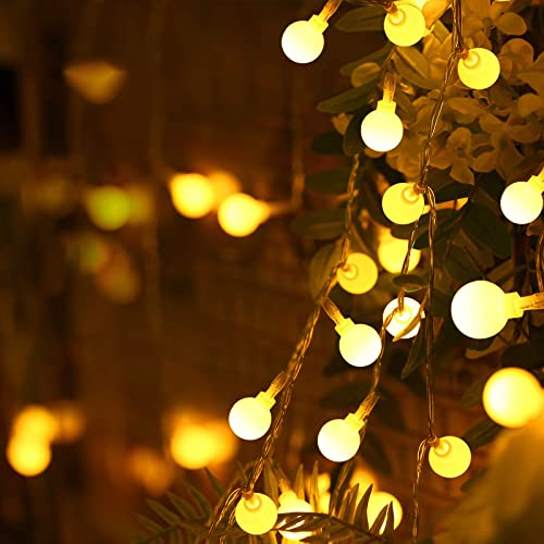 Huixinue Guirnalda Luces a batería,Guirnalda Luces Exterior de 6 m y 40 LED, Cadena bombillas decorativas para habitaciones,Para jardín,hogar, fiestas,Navidad,bodas(batería no incluida) Cover