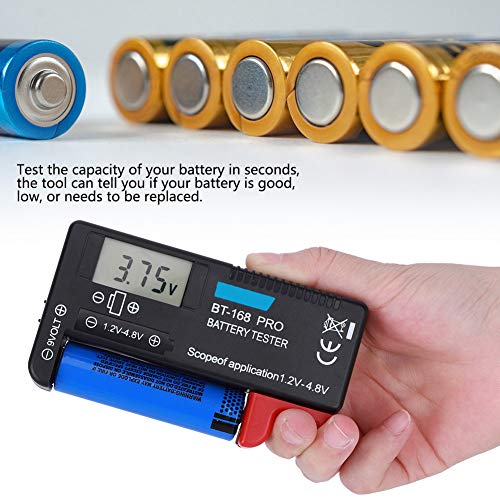 Batterij Tester, BT?168PRO Digitale LCD Batterij Tester 1.2 V?4,8 V Batterij Checker voor Kleine Batterijen, knoopcel… - Afbeelding 4