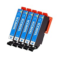 Amazon.co.jp: 80Lエプソン用インクカートリッジepson用 ic6cl80l 9本