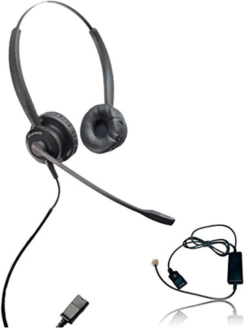 XS 825 Telephone Headset for Office Phones – Desk Landline Phones with Headset Port – RJ-9 Compatible with Cisco, Yealink, Polycom VVX, ShoreTel, Toshiba, Mitel, Allworx – VoIP, IP, Digital XS 825 Telephone Headset for Office Phones – Desk Landline Phones with Headset Port – RJ-9 Compatible with Cisco, Yealink, Polycom VVX, ShoreTel, Toshiba, Mitel, Allworx – VoIP, IP, Digital