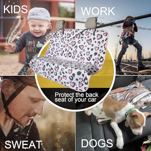 Image of Car Seat Cover Protector Front Seats,for Gym Workout,Running,Swimming,Beach and Hiking,Waterproof Sweat Towel Bucket Seat Covers for Trucks SUV Jeep (Leopard Print)
