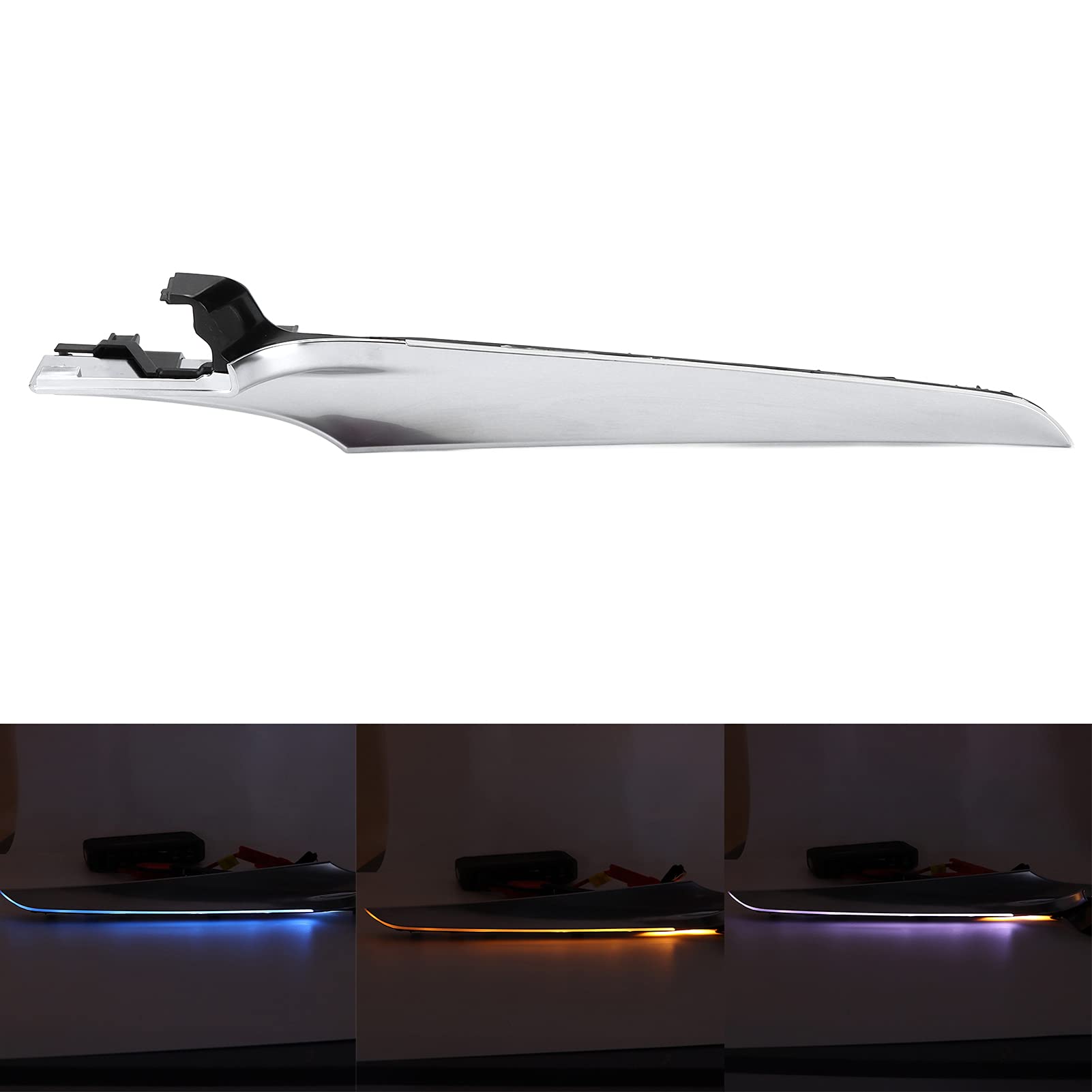 Luci Interne per Auto, Striscia Luminosa a LED per Auto Luce Ambientale 3 Colori Copertura Cruscotto Passeggero Trim Luce Ambientale Sostituzione della Luce Dell'atmosfera per