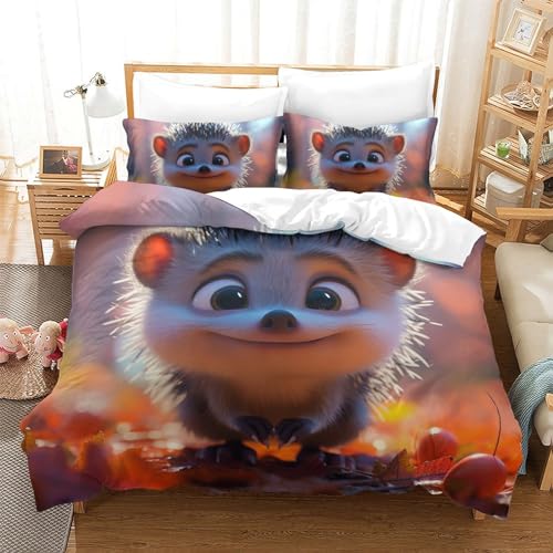 Housse de couette hérisson 3D en microfibre King 220x240 cm - 2