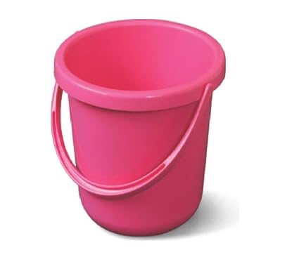 Truvic Plastic Mini Chawa Bucket, Multicolour, 5 L