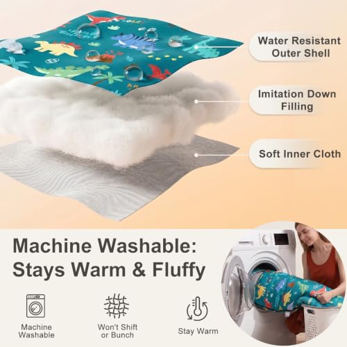 Basumee Bolsa de Dormir para Niños Toddlers, 3 Temporadas, cálida y para clima fresco miniatura 6