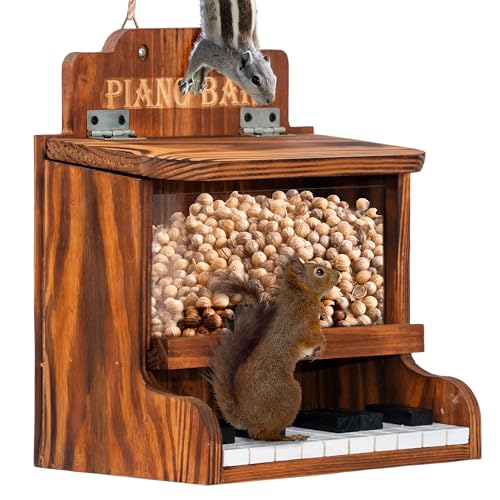 MIXUMON Piano Bar Squirrel Feeder