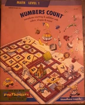 Paperback Numbers Count: Introduces Counting & Addition with Colors, Shapes & More! Math Level 1 Book