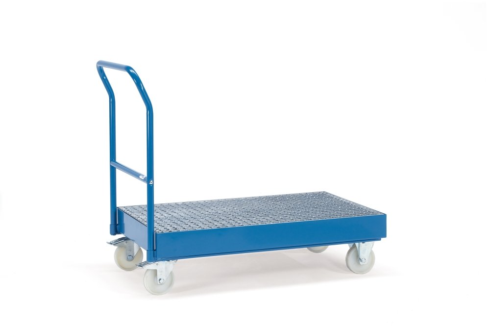 Produktbild von Fetra Tischwagen Mit Auffangwanne – 250 Kg Tragkraft, 1000x600 Mm, Blau