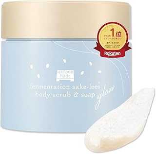 【2way ボディスクラブ】ワフードメイド Wafood Made 発酵酒粕ボディスクラブ&ソープ グロー 250g スクラブ くすみ 透明感 ナイアシンアミド ガラクトミセス 酒粕発酵エキス アルブチン セラミド アミノ酸 ビタミンE スキンケア