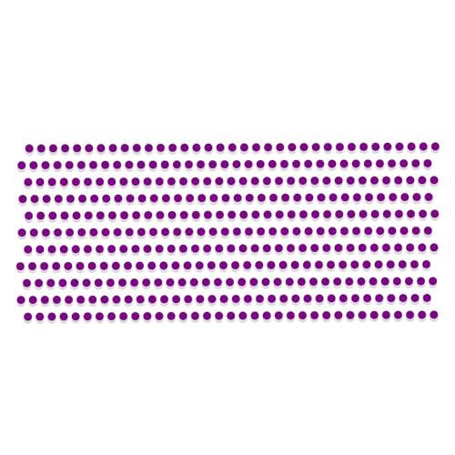 Image of Comet Busters Round Velvet Bindi for Women (BF-1) (Purple-3mm) (Pack of 10)