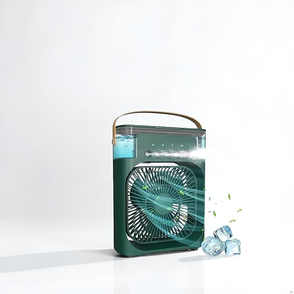 Drumstone 5 𝒀𝒆𝒂𝒓𝒔 𝑾𝒂𝒓𝒓𝒂𝒏𝒕𝒚Portable Personal Air Cooler with Humidifier, 4 Speed Cooling Fan & Water Tank for Home Office Bedroom Travel Use-image-24