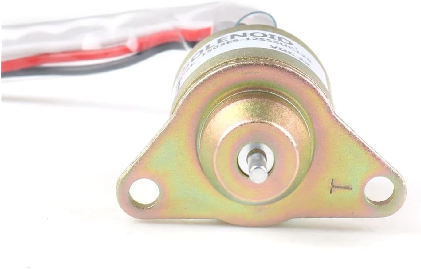 OE Replacement For 1PC 12V Car Fuel Shut Down Solenoid Valve Metal Fit For Daewoo Komatsu Fit For Replace Yanmar 11923377932 1503ES-12S5SUC12S Quick Installation