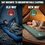 2 Person Queen Size Camping Sleeping Pad, 4" Thick Memory Foam Mat - Image 3