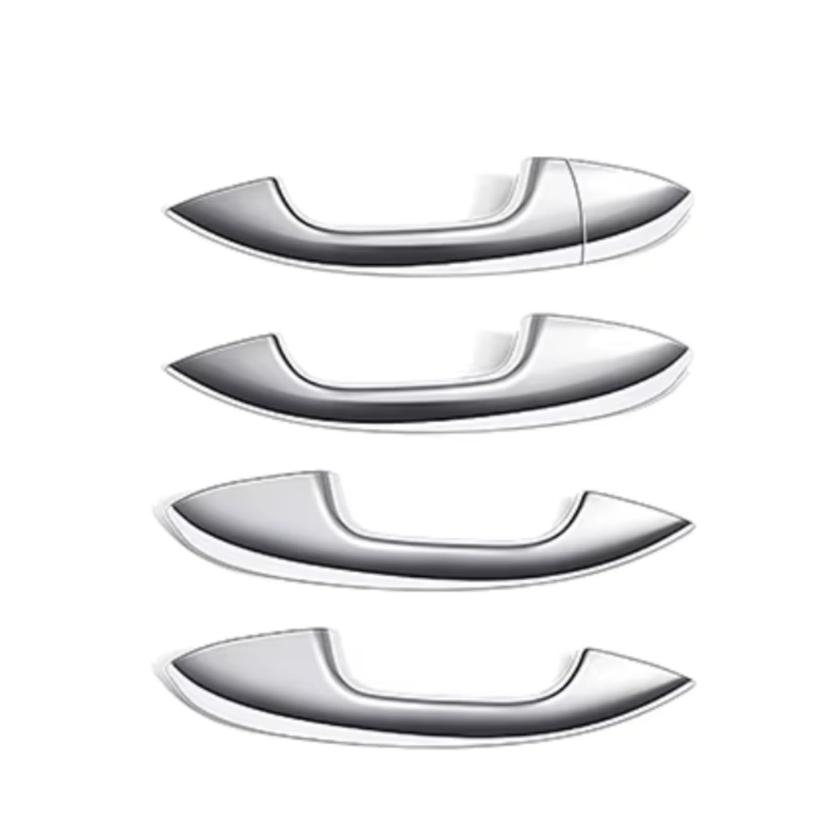 Zcxfdthf Sliver Lhd Door Handle Covers Part Compatible With Benz For W247 2020-2024 For W205 2015-2021 Car Door Handle Cover Trim Set Accessories(Sliver Lhd)