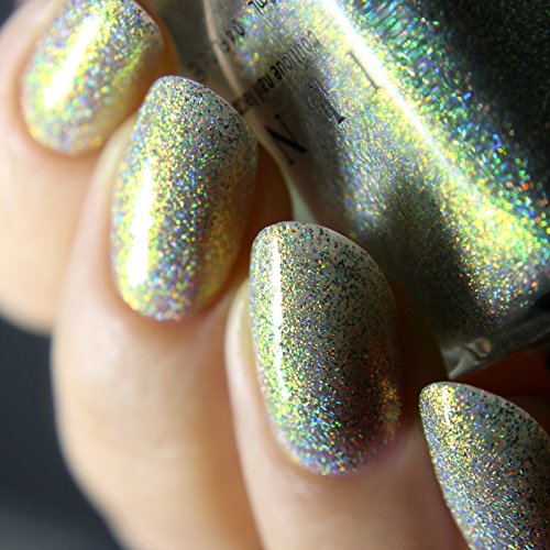 Image of ILNP Fired Up - Fiery Orange to Green Color Kissed Ultra Holo Nail Polish